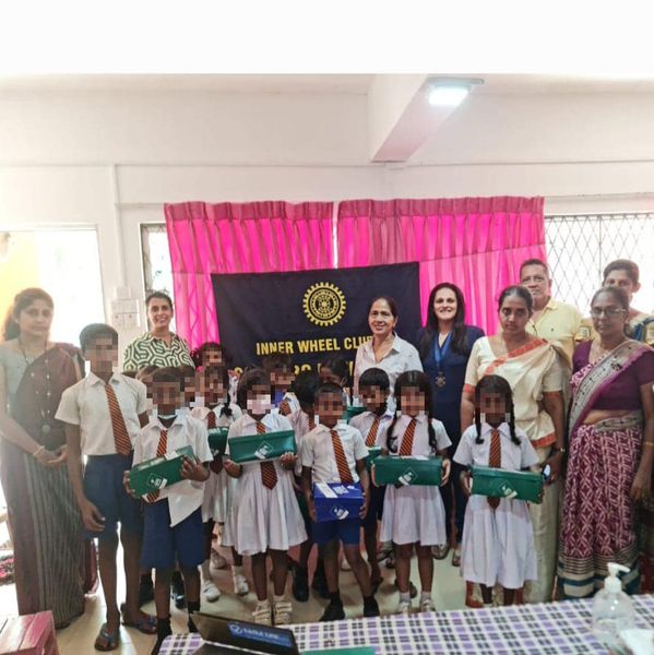 Donation of school shoes