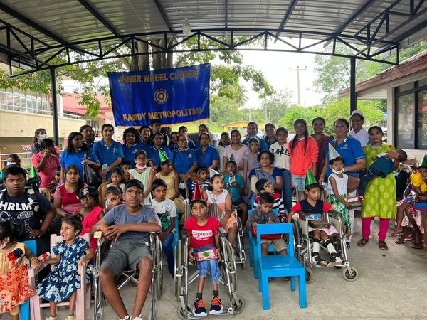 Christmas celebration for the differently abled children
