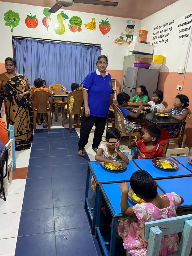 Treat to the children at Singithi Sevena Home