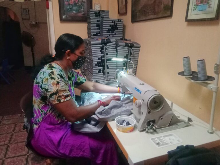 Donation of a sewing machine